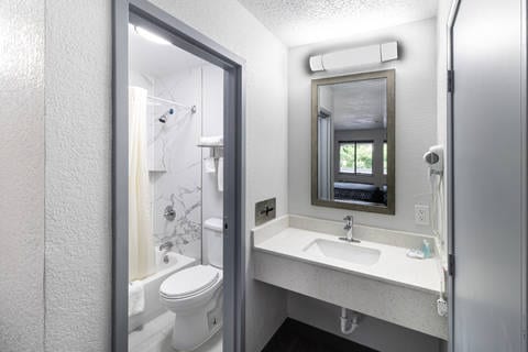 Bathroom | Rodeway Inn, Hopewell VA Hotels
