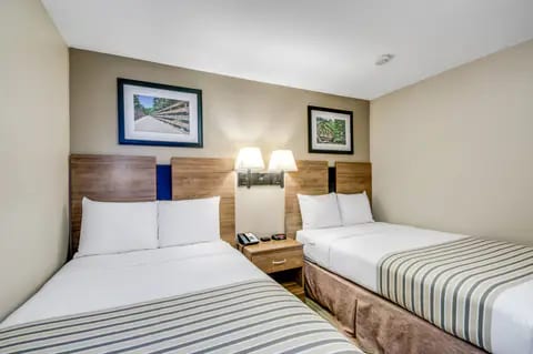 Guest room with two beds | Suburban, Sterling VA Hotels