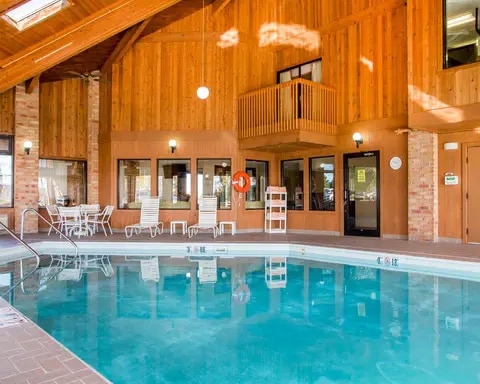 Indoor Pool | Quality Inn and Suites | Kimberly, WI