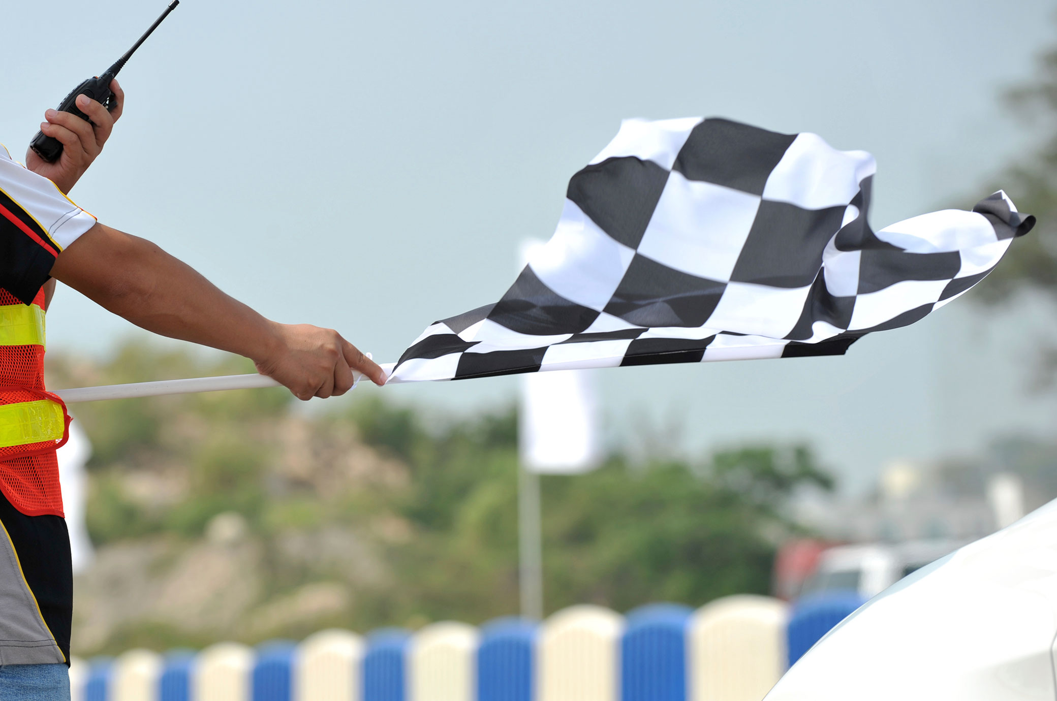 checkered flag